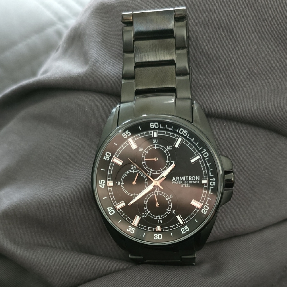 Armitron Men's Watch, 47mm, Excellent Condition, DEAD BATTERY